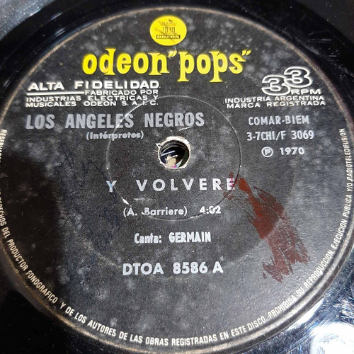 Simple Los Angeles Negros Germain Odeon Pops B C1