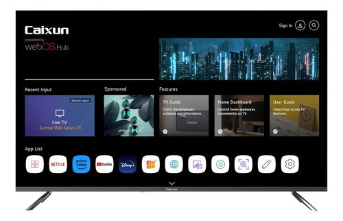Pantalla 50 Uhd So Web Os Caixun Cmx50vauw