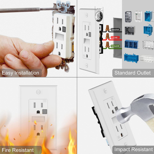 Luz Nocturna Led De Enchufe, Tomacorriente De Luz Noctu...