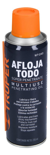 Aflojatodo Multiusos En Aerosol, 235ml (8oz), Truper 13469