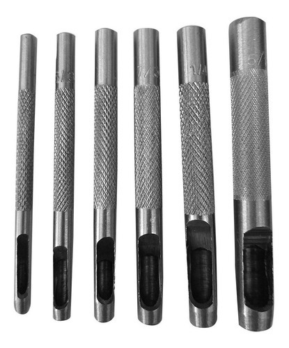 Sacabocados De Impacto 6 Piezas 1/8 A 5/16