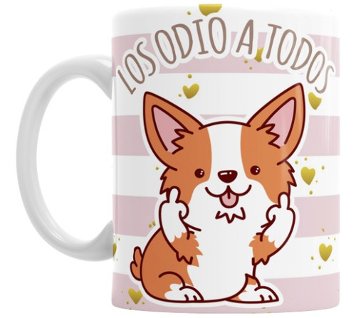 Tazas De Cerámica Los Odio A Todos En Serio Gato