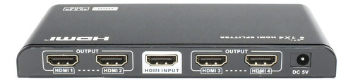 Divisor Splitter Hdmi 4k 1 Entrada A 4 Salidas Simultaneas