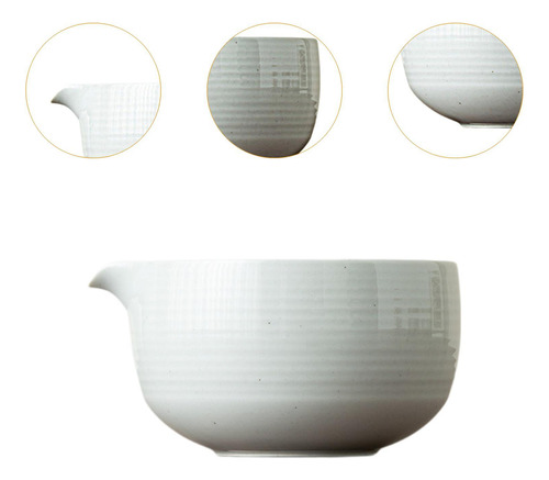 Matcha Bowl Cerámica Mezcla Mezcla Tazón Tazón Brillante