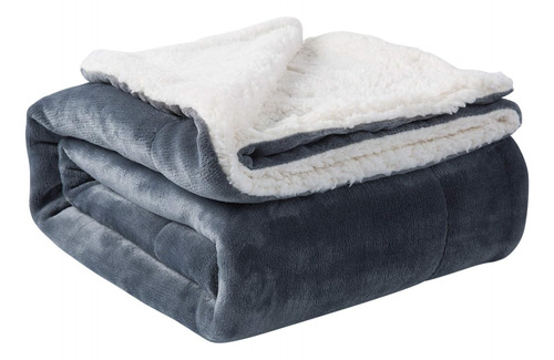 Nanpiper Sherpa Manta Doble Cálida Para Cama De Invierno, Ac