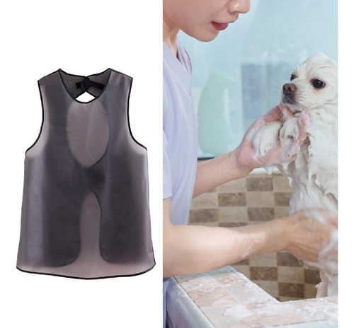 Delantal Impermeable Babero Translúcido Longitud 75 Cm