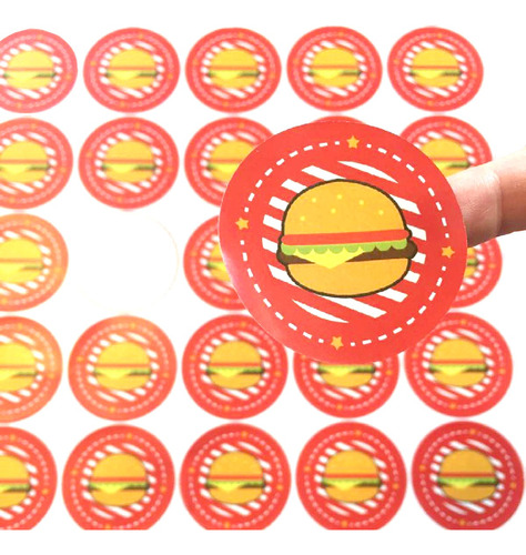 Sticker Calco Etiqueta 4cm Personalizados X500 En Plancha