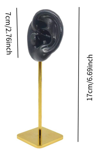 Modelo De Silicona Modelo De Pendientes A La Izquierda Negra