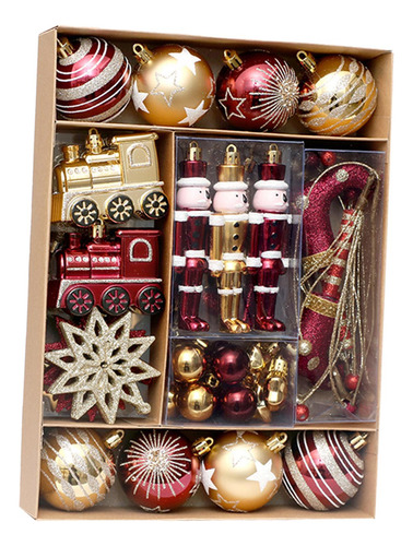 Juego De Adornos De Bolas De Navidad, Decoración Estilo C