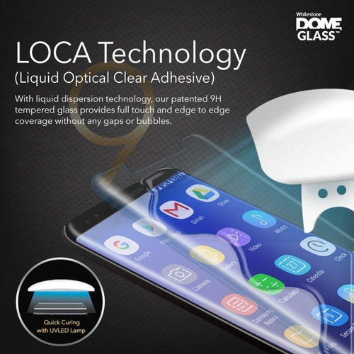 Imagen 8 de 8 de Vidrio Templado Samsung S8 S9 S9 Plus Whitestone Dome Glass#