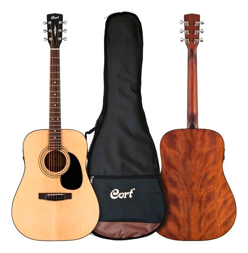 Guitarra Electroacustica Cort Ad810e-op Eq Afinador + Funda
