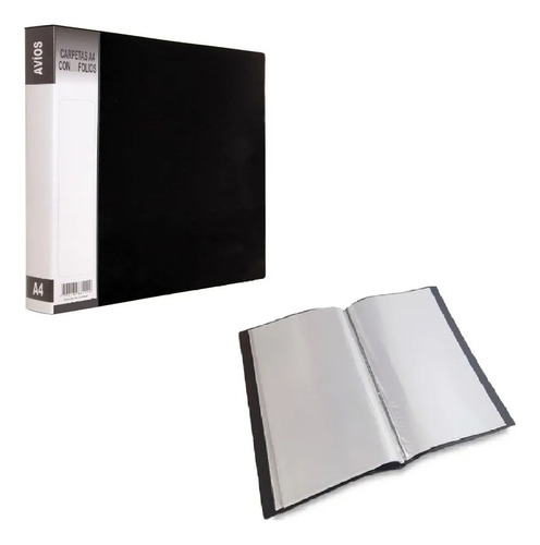 Carpeta Con 60 Folios Oficio Plasticas 1ra Calidad