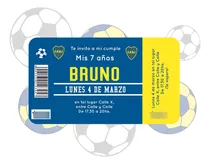 Comprar Kit Boca Juniors Cumpleaños Candybar Imprimible Personalizad