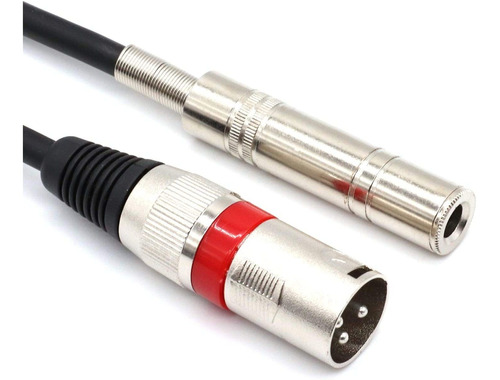 Cable Adaptador De 6,35 Mm 14 Hembra A Xlr Macho, Cable...