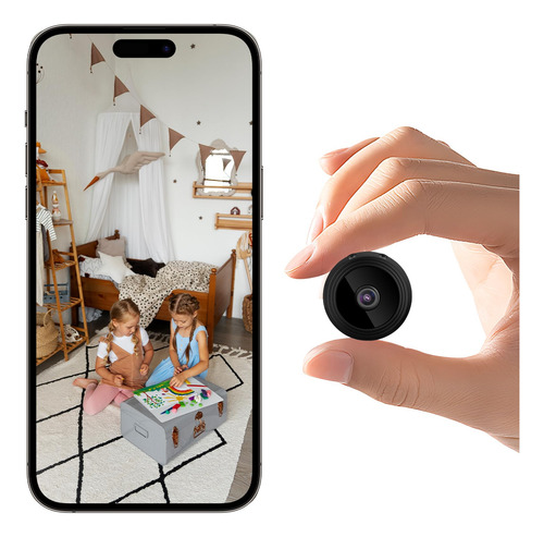 Mini Cámara Oculta Inalámbrica Wifi Hd 2025 Para Hogar Oscuro