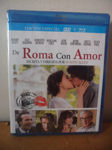 To Rome With Love Blu Ray Edicion Especial Woody Allen 