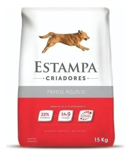 Alimento Estampa Premium Tradicional Perro Adulto X 15 Kg