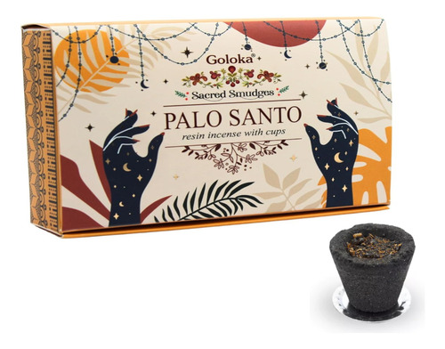 Copa De Carbón Listo Para Sahumar Sambrani Goloka X3 Packs Fragancia Palo Santo