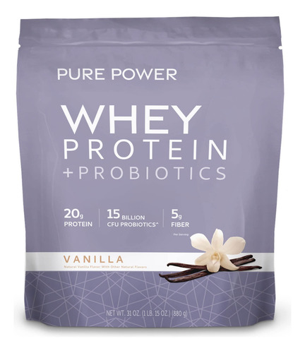 Dr Mercola Pure Power Protein Supplement, Vanilla, 15 Ounce