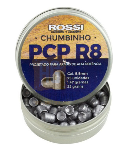 Chumbinho Carabina Pcp Power 5.5mm Rossi - 75 Uni