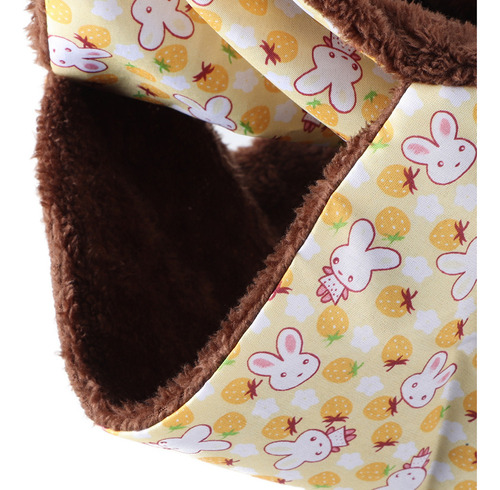 Cama Colgante Para Mascotas Con Forma De Conejo Amarillo De