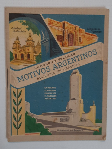 Imagen 4 de 7 de Cuadernos Antiguos 3 Mini Publicitarios Lote X 3 Ro 288