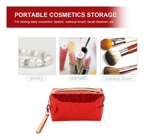 1 Bolsa De Viaje Bolsa De Cosméticos Portátil Práctica Imper 1 Bolsa De Viaje Bolsa De Cosméticos Portátil Práctica Imper