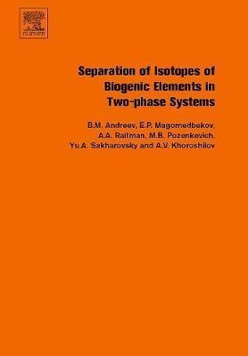 Separation Of Isotopes Of Biogenic Elements In Two-phase ...
