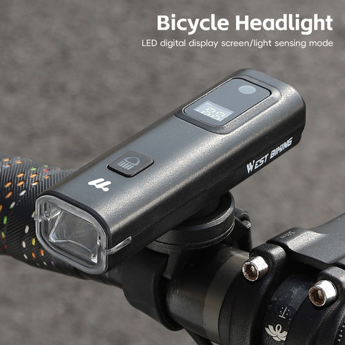 Luz De Bicicleta Tipo C, Linterna Frontal Recargable