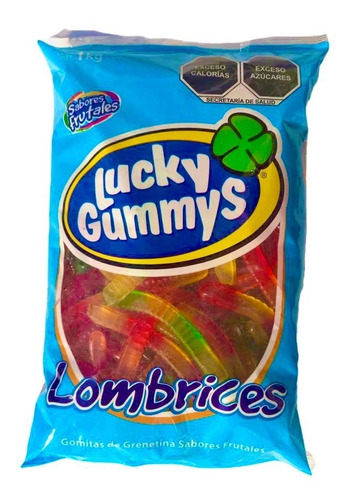1 Kg Gomitas Lombriz Gummy Lucky
