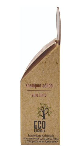 Imagen 6 de 8 de 100 Pack Shampoo Sólido Artesanal Vino Tinto 80 Gr Bam Boo!