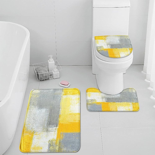 ~? Artsocket Bathroom Rugs And Mats Set 3 Piece, Alfombras D