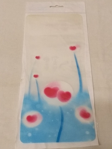 Imagem 4 de 5 de Vaso De Flores De Plástico Dobrável Vaso Pvc Corações Azul