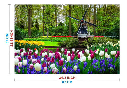 Rompecabezas Wuundentoy Gold Edition 1500 Pzs, Jardín Botánico Keukenhof