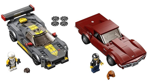 Lego Chevrolet Corvette C8.r,chevrolet Corvette De 1968 Cantidad De Piezas 512