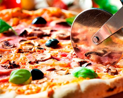 Cortador Para Pizza Profissional Lâmina Aço Inox