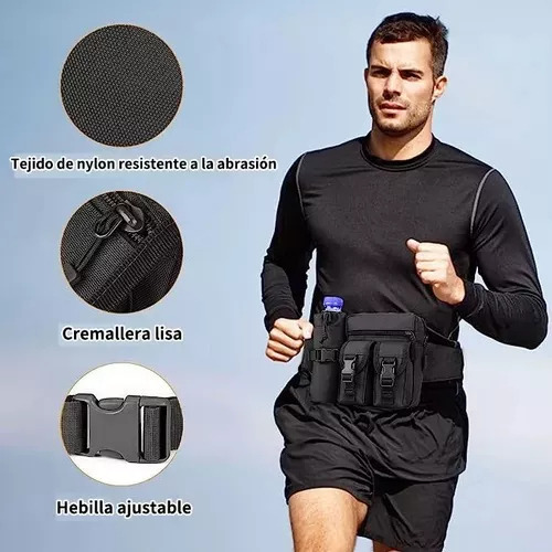 Pochete Tática Multiuso Com Garrafa De Água