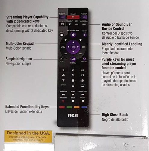 15 Pz Control Universal Rca Rcrpst06 6 Disp Nuevos S/empaque