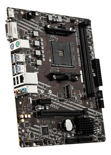 Placa Mae Msi A520m-a Pro Ddr4 Socket Amd M-atx Chipset Amd