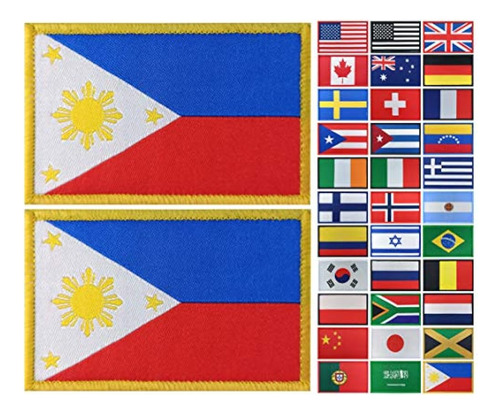 Parche De Velcro - Jbcd - Bandera Filipinas