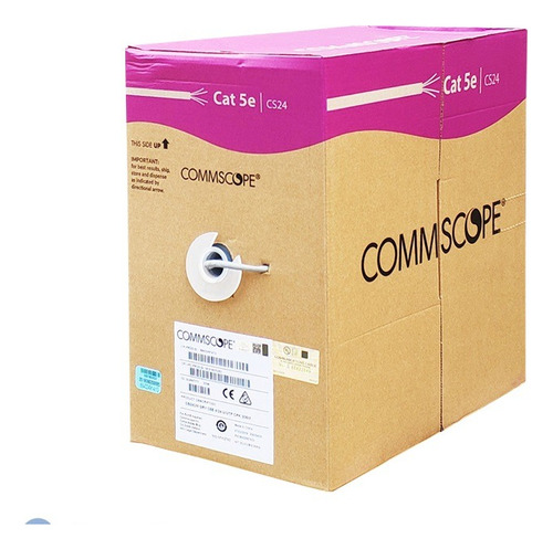 Cable De Red Utp Cat5e Amp Te Commscope 100% Cobre!!!