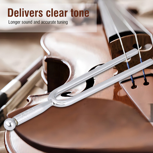 Diapasón De 440 Hz, Diapasón De Acero Inoxidable Estándar A 440 Hz Afinador De Guitarra De Violín Instrumento De Tono, Resistente, Antioxidante Y Duradero