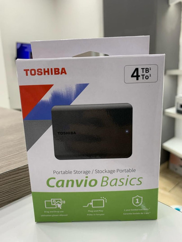 Disco Externo Toshiba 4tb Canvio Basics
