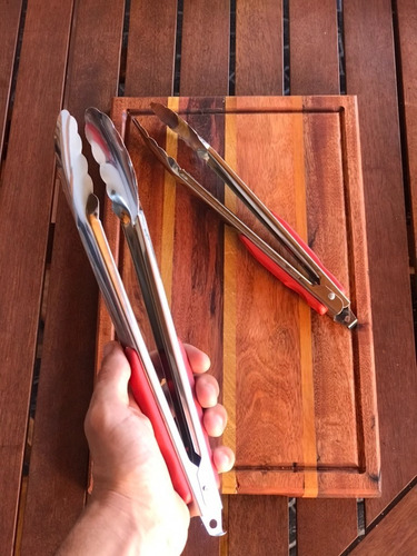 Pinza Parrilla Multiuso Crystal Rock 30 Cm Mango Silicona
