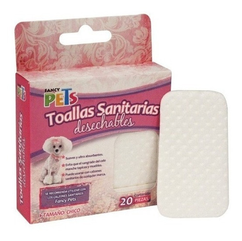 Toallas Sanitarias Menstruacion Chico P Perros Celo Perrita