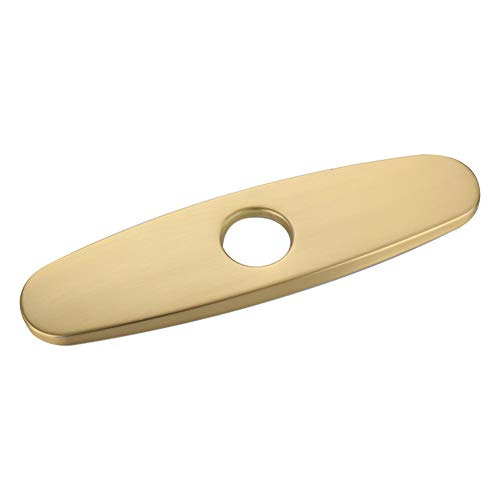 Placa Dorada Para Grifo De Cocina, Tapa De Orificio De Grifo