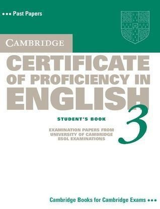 Cambridge Cert.of Proficiency In Eng. 3 - Book