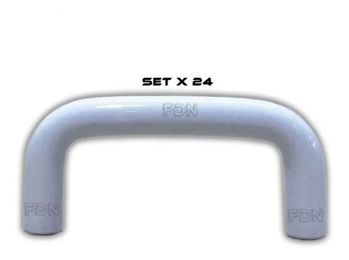 Manija 53 Mm Hierro Blanco X 24u - 3050 B - Fdn