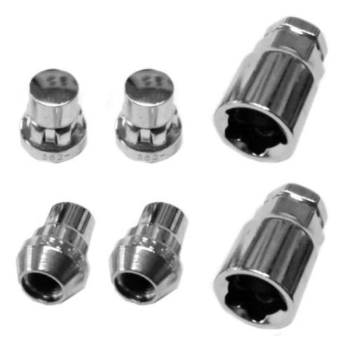 Imagen 1 de 7 de Tuercas De Seguridad Antirrobo Chevrolet Ford Falcon Dodge