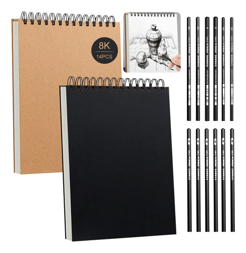 Cuaderno 8k De Boceto Y Dibujo 240 Páginas Blank Sketchbook